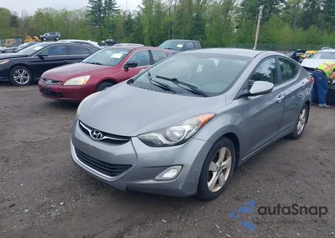 2012 Hyundai Elantra Gls (Ulsan Plant) from USA, damaged, VIN KMHDH4AEXCU422121
